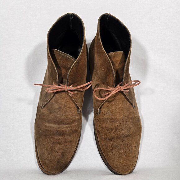 THURSDAY BOOT CO. The Scout Chukka Cognac Suede Thrusted Boots Men's Size 10.5. - Picture 13 of 17